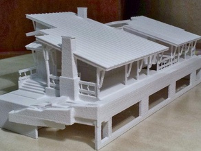 Wohn-Modell Gebäude Strukturen 3d print model - Mito3D