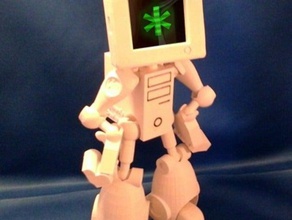 cymon entièrement posable robot jouet les jouets jeux 3d print model - Mito3D