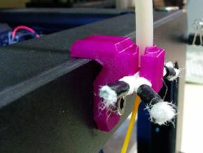 mr2 front filament guide cleaner 3d printer accessories replicator 2 teflon tube 3d print model - Mito3D