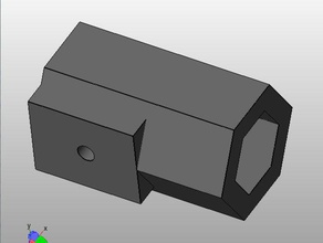 rivisto huxley accoppiamento 3d la stampante parti asse reprap z 3d print model - Mito3D
