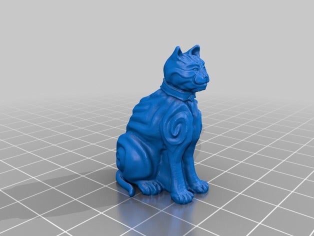 Katze-statue Tiere 3D print model - Mito3D