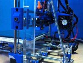 soporte ventilador para rampas de 70mm i3 metacrilato 3d a impressora acessórios 3d print model - Mito3D