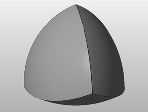meissner, tetrahedron math Kunst 3d print model - Mito3D