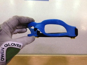 handball lense-less goggles glasses 3d print model - Mito3D
