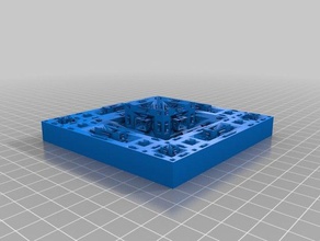 my customized 3d line fractal math 3d print model - Mito3D