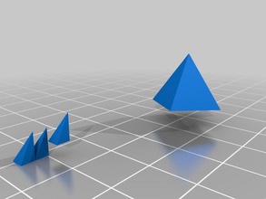 pyramide rectangulaire 3d l'impression 3d print model - Mito3D