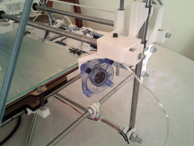 reprappro mendel ventola di raffreddamento staffa 3d la stampante accessori prusa 3D print model - Mito3D