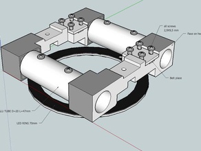 duplicator dual carriage light abs redesign 3d printer parts replicator wanhao 3d print model - Mito3D