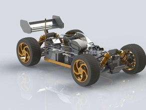 remote controlled car level project rc vehicles 3d customisable dt printed 3d print model - Mito3D
