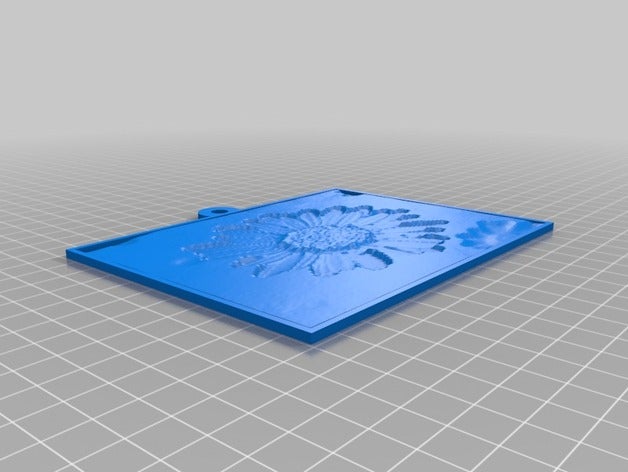 daisy final 2d a arte personalizado 3D print model - Mito3D