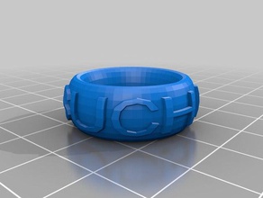 my customized text ringbraceletcrown thing fashion 3d print model - Mito3D