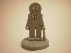flatminis cavalheiro brinquedos jogos 3d print model - Mito3D