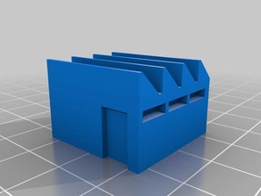 de la fábrica los edificios estructuras miniaturas 3d print model - Mito3D