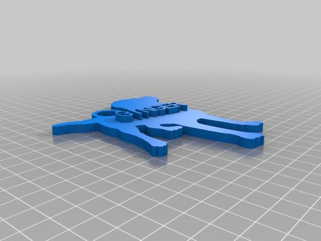 dogtag Ingwer Schlüsselanhänger angepasst 3D print model - Mito3D