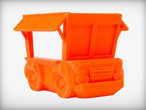 camion planteur ménage 3d print model - Mito3D