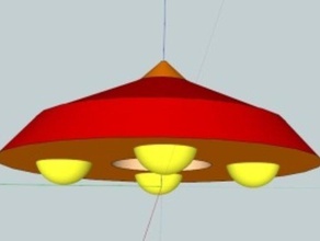 ufo oyuncak oyun aksesuarlar 3d geometri model robot taslak 3d print model - Mito3D