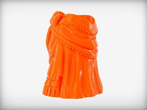 robe cache-pot ménage 3d print model - Mito3D