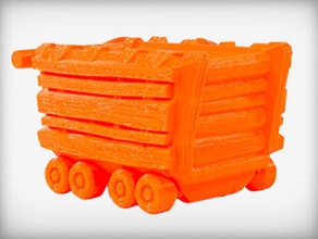 wagon planteur ménage 3d print model - Mito3D