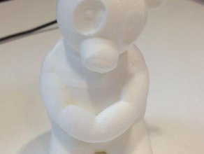 bonito urso panda animais 3d print model - Mito3D