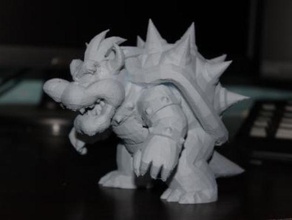 bowser creature 3d print model - Mito3D