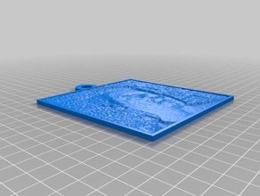 dino 2d art personnalisé 3d print model - Mito3D