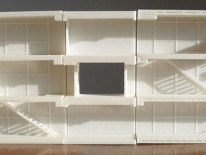 unit&egrave dhabitation buildings structures architecture le corbusier section cut unite habitation 3d print model - Mito3D