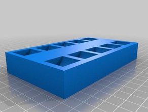 cubetti di ghiaccio 3d la stampa vassoio sebastion me semicylinder 3d print model - Mito3D