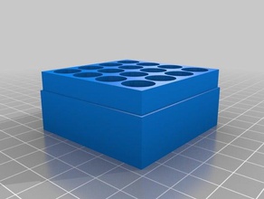 my customized battery box 4x4 tool holders boxes 3d print model - Mito3D