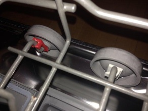 roda clipes ge máquina de lavar louça substituição partes 3d print model - Mito3D