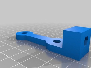 adjustable endstop improved ends prusa clamped rods 3d printing 3d print model - Mito3D
