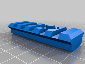 rail-mini-picatinny-Typ sport im freien 3d print model - Mito3D