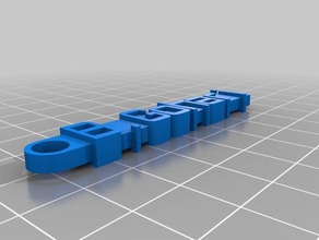 gohari keychain organization customized 3d print model - Mito3D