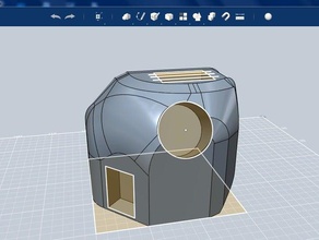 futurista de la casa los edificios estructuras 3d print model - Mito3D