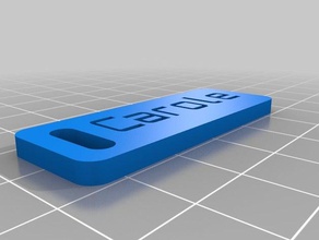 carole organização personalizado 3d print model - Mito3D