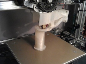 k8200 extruder nozzle blower duct stock fan 3d printer parts 3d print model - Mito3D