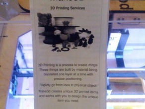 3d-Druck Broschüre faq marketing 3d print model - Mito3D