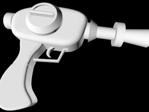 intestino disruptor props 3d el cyberpunk arma de fuego la pistola rayos ciencia ficción spider jerusalem transmetropolitan 3d print model - Mito3D