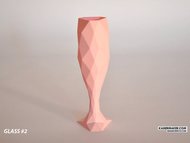 bu yüzden mimar 2 bardak şampanya mutfak yemek 3D print model - Mito3D