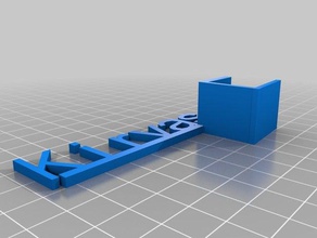 meine individuelle Regal-talker - Organisation kundengebundene 3d print model - Mito3D