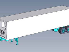 De 40 pies remolque consulte los vehículos 3d print model - Mito3D