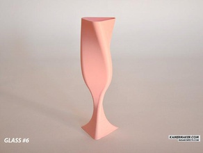 dus-Architekten Champagner-Glas 6 Küche Essen 3d print model - Mito3D