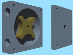 isolado de mídia bomba outros fluido makeentry peristáltica roletes 3d print model - Mito3D