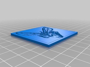 hornet lithopane 2d Kunst angepasst 3d print model - Mito3D