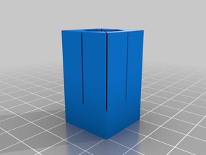 square tube expansion plug 3d printer parts fasteners huey 3d print model - Mito3D
