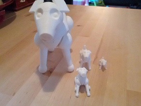 doggie animals 3d print model - Mito3D
