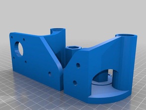 x-termina segurando 20x20 extrusão bushingsnuts 3d a impressora partes 3d print model - Mito3D