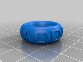 maddi my customized text ringbraceletcrown thing fashion 3d print model - Mito3D