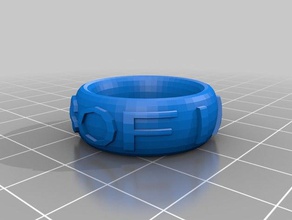 sofia my customized text ringbraceletcrown thing fashion 3d print model - Mito3D