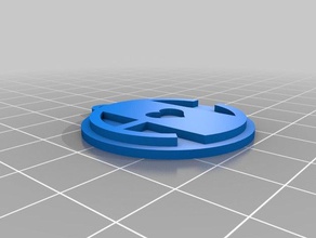 ac monogram pendant jewelry customized 3d print model - Mito3D