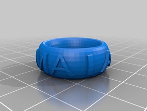 maia my customized text ringbraceletcrown thing fashion 3d print model - Mito3D